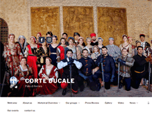 Tablet Screenshot of corteducale.it